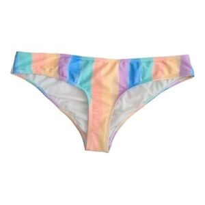 Eidon rainbow bikini bottoms size XL